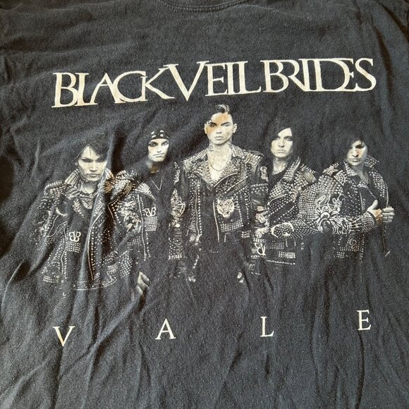 Black Veil Brides Vale Concert 2018 Graphic Band Tee M - Picture 6 of 6